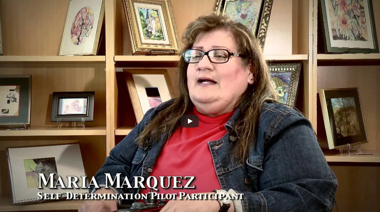 Preview of the DDS "Intro to Self-Determination Program" video in Spanish. Click to watch.